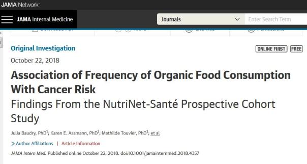 JAMA子刊：昂貴的有機(jī)水果和蔬菜有利于降低患癌癥的風(fēng)險(xiǎn)