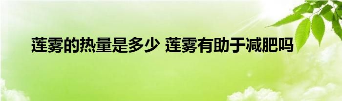 蓮霧的熱量是多少 蓮霧有助于減肥嗎