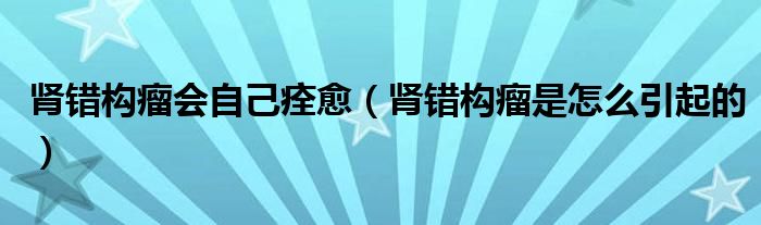 腎錯(cuò)構(gòu)瘤會自己痊愈（腎錯(cuò)構(gòu)瘤是怎么引起的）